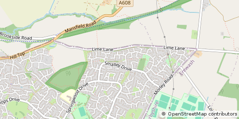 Map of Derby, Derbyshire