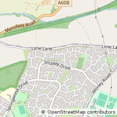 Map of Derby, Derbyshire