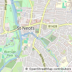 Map of ST. Neots, Cambridgeshire
