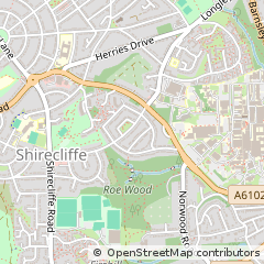 Map of Sheffield