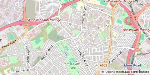 Map of Leeds