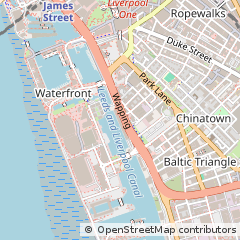 Map of Liverpool, Merseyside