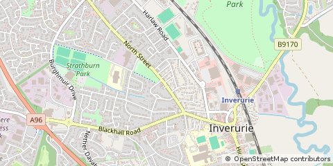 Map of Inverurie