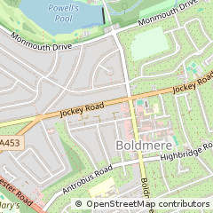 Map of Sutton Coldfield
