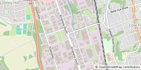 Map of Gateshead, Tyne And Wear
