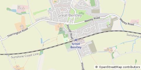 Map of Colchester, Essex