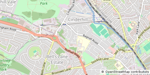 Map of Nottingham