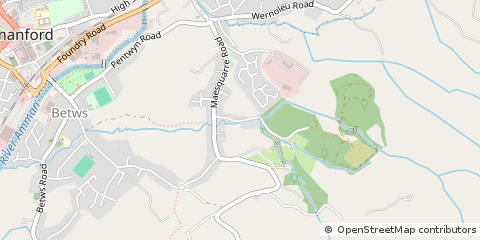 Map of Ammanford