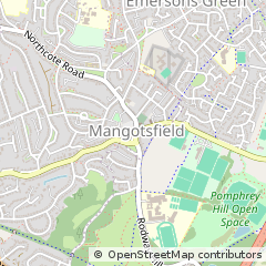 Map of Bristol, South Glos.United Kingdom