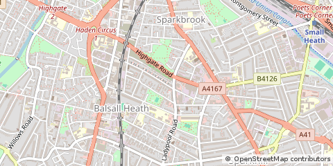 Map of Birmingham