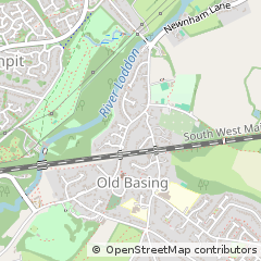 Map of Basingstoke, Hampshire