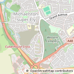 Map of Cardiff