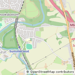 Map of Bury, Lancashire