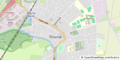 Map of Doncaster, South Yorkshire