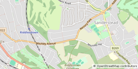 Map of South Croydon