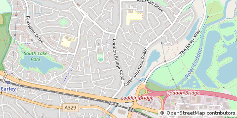 Map of Reading