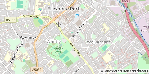 Map of Ellesmere Port