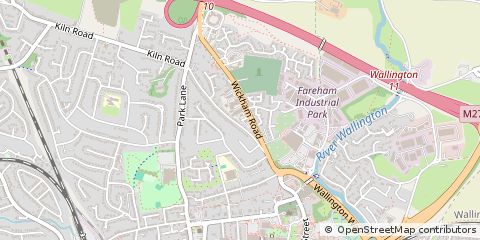 Map of Fareham, Hampshire