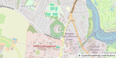 Map of Fareham, Hampshire