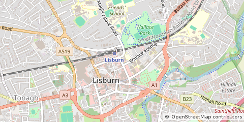Map of Lisburn