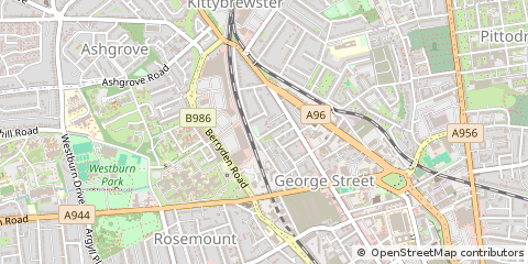 Map of Aberdeen