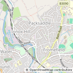 Map of Frome, Somerset