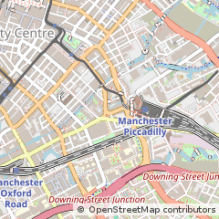 Map of Manchester