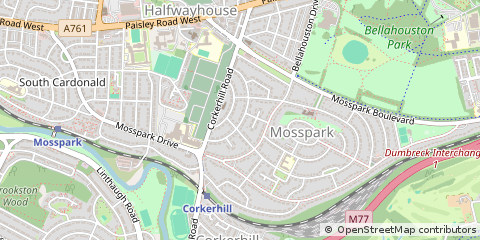 Map of Glasgow