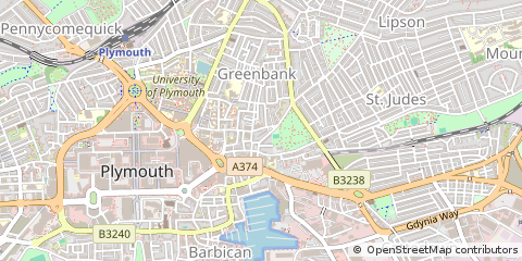Map of Plymouth