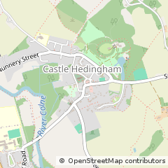 Map of Sible Hedingham, Essex