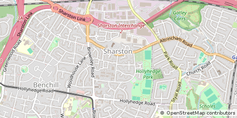 Map of Manchester, Greater Manchester