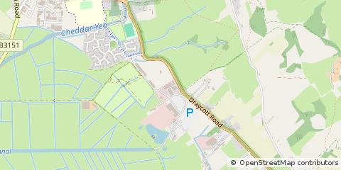 Map of Cheddar, Somerset