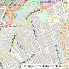 Map of Tyne and Wear