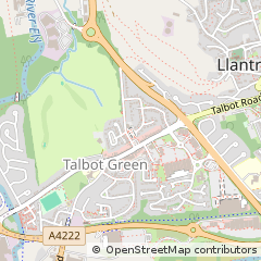 Map of Pontyclun, MID Glamorgan