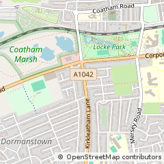 Map of Redcar, North Yorkshire