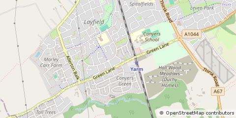 Map of Stockton-on-Tees