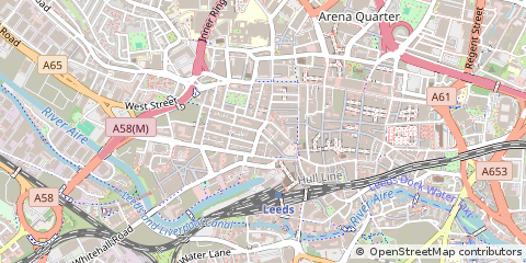 Map of Leeds