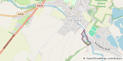 Map of Cheltenham, Gloucestershire