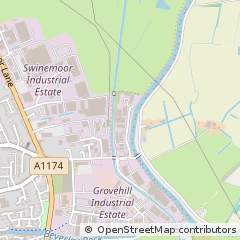 Map of Beverley, East Yorkshire