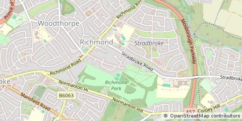 Map of Sheffield