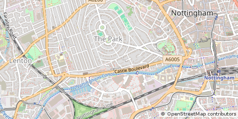Map of Nottingham