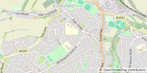 Map of Sheffield