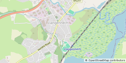 Map of Llanelli