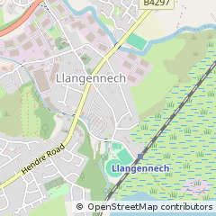 Map of Llanelli