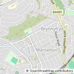 Map of Swansea