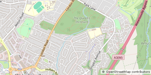 Map of Waterlooville