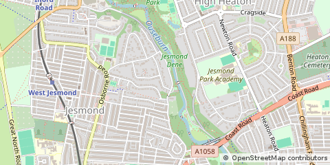 Map of Newcastle Upon Tyne