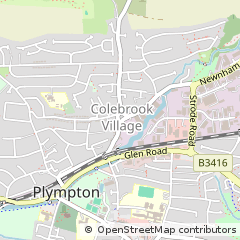 Map of Plymouth, Devon