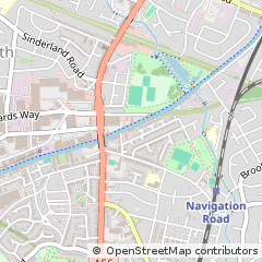 Map of Altrincham, Cheshire