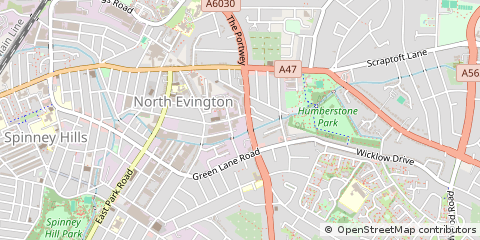 Map of Leicester
